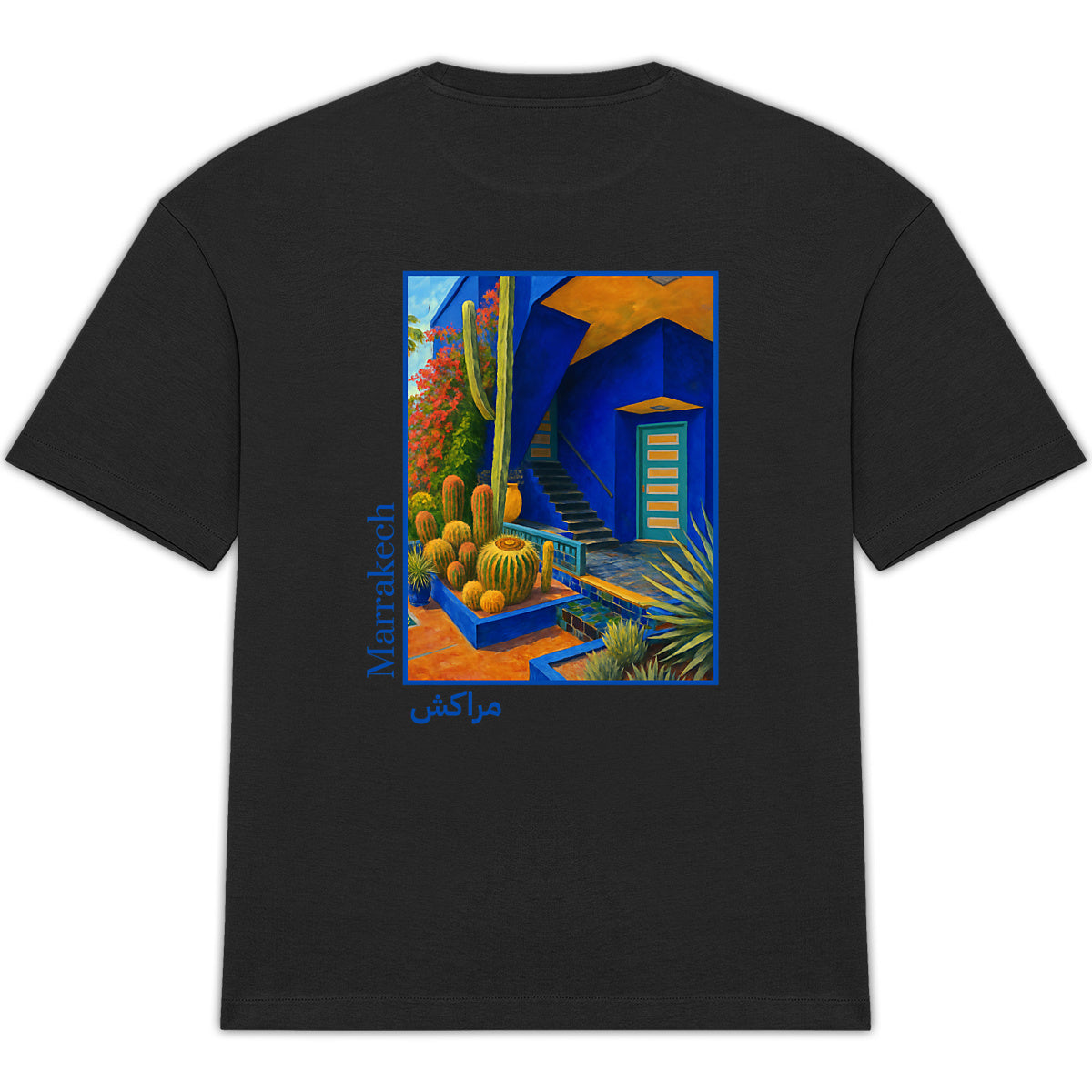 T-shirt - Marrakech Majorelle - Oversize