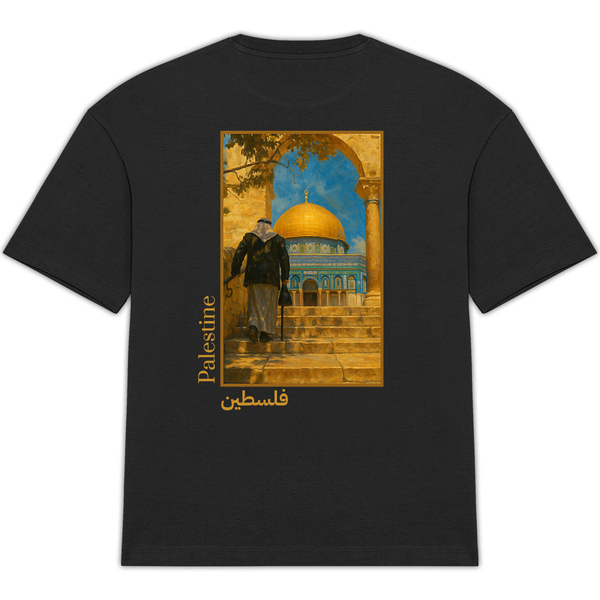 T-shirt - Palestine Pèlerin - Oversize